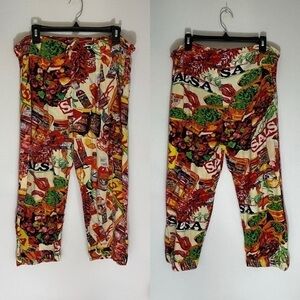 Vintage Jams World Foods Hot sauce and salsa capri pants size S